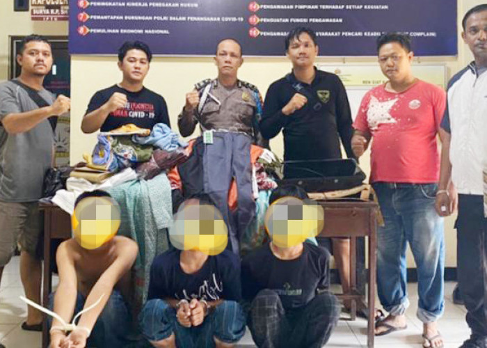 Bobol Toko Pakaian, Tiga ABG Digulung Tim Macan Polsek Kampung Melayu