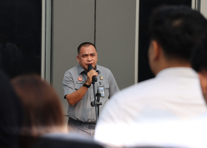 Pimpin Apel Pagi, Kabid AHU Kemenkum Sumsel Ajak Jajaran Jaga Integritas dan Pertahankan Predikat WBBM