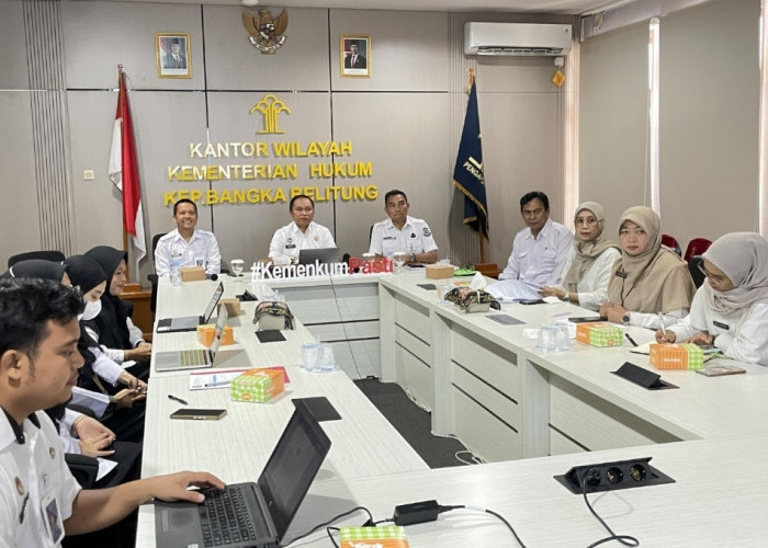 Kanwil Kemenkum Babel Fasilitasi Harmonisasi RKPD Pangkal Pinang 2027, Perkuat Kualitas Regulasi Daerah