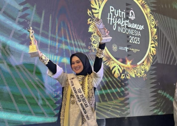 Selamat! Uyun Awalia Ramadini Asal Ogan Ilir, Raih Top 25 Putri Hijab Fluencer Indonesia tahun 2023
