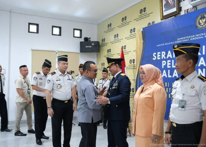 Kanwil Kemenkum Babel Hadiri Sertijab Plt Kakanwil Ditjen Pemasyarakatan Babel