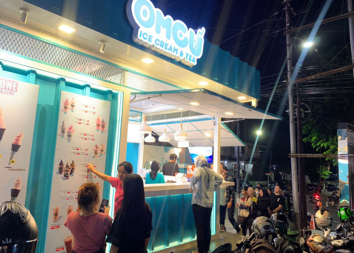 Viral Harga Cuma Rp8.000, Omcu Ice Cream Ternyata Brand Asli Palembang
