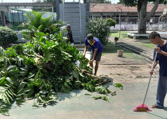 Lapas Tanjung Raja Ogan Ilir Gencarkan Aksi Kebersihan, Air Bersih dan Sampah Jadi Fokus Utama