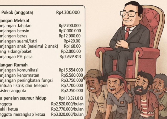 Rincian Gaji dan Tunjangan Anggota DPR RI Tembus Ratusan Juta, Publik Nilai Tak Seimbang dengan Kinerja
