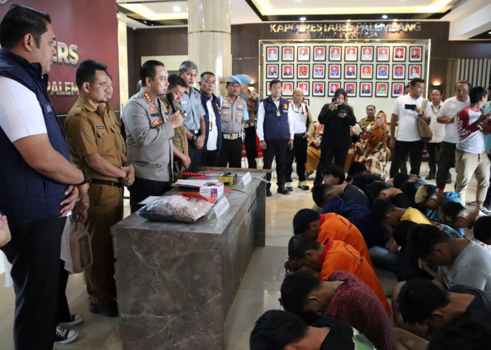 21 Pelaku Tawuran di Palembang Tak Kapok, Kapolrestabes: Silakan Ikut Jika Ingin Rasakan Dinginnya Penjara! 