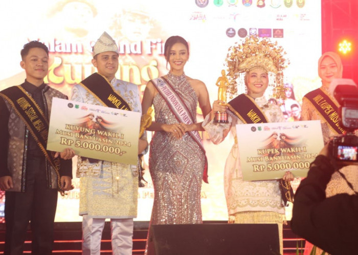 Bikin Bangga! Mahasiswa Universitas Bina Darma Raih 1st Runner Up Kupek Kuyung Kupek Musi Banyuasin 2024