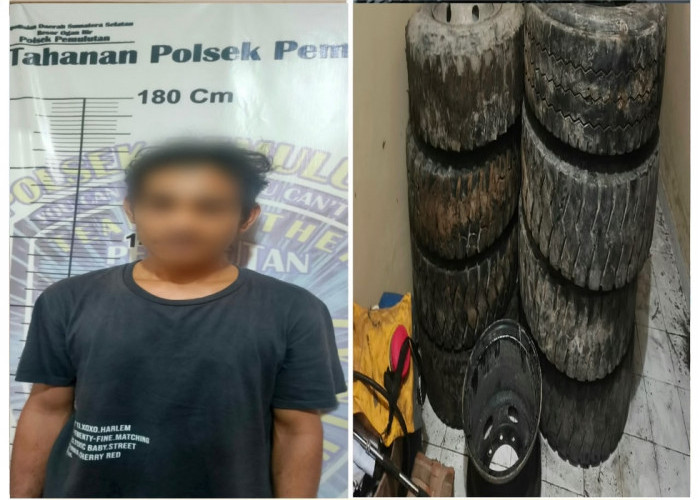 Gegara Gelapkan Ban Mobil Milik PT Artha Jaya, Sopir Trailer Diamankan Polsek Pemulutan