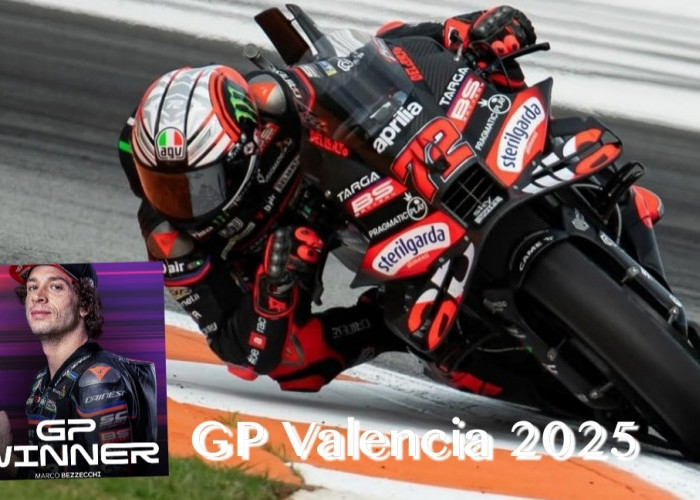 CEK, Ini Hasil MotoGP Seri Terakhir 2025: Bezzecchi Juara di Valencia, Bagnaia Sial Crash di Lap Pertama