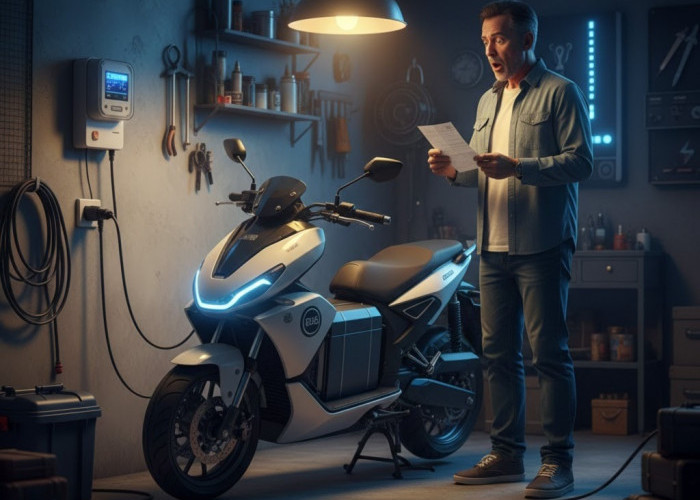 Tagihan Listrik Naik Drastis Gara Gara Cas Motor Listrik, Fakta Konsumsi Daya 2026 Bikin Terkejut