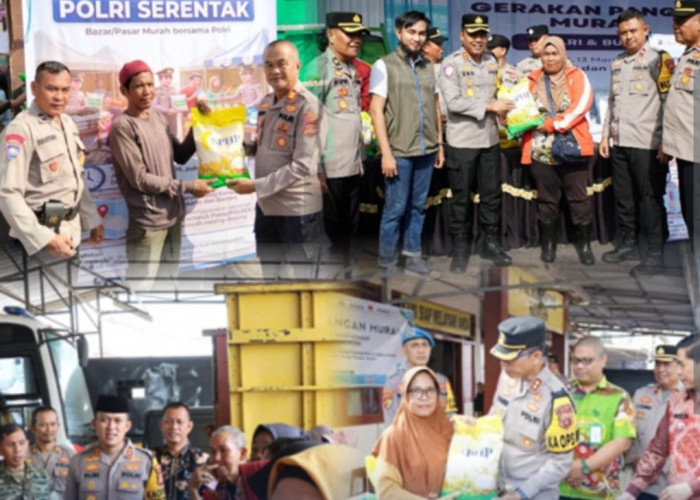 Jelang Lebaran 2026, Polda Sumsel Distribusikan 147 Ton Beras Murah untuk Warga