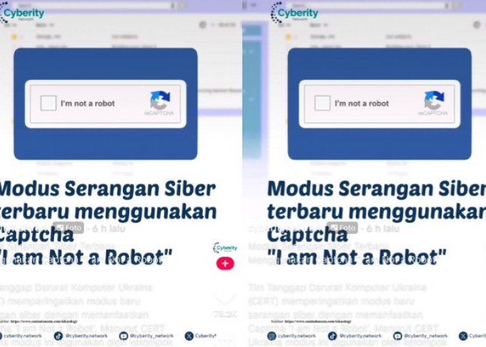 Serangan Siber Captcha Palsu Makin Merajalela, Lakukan Hal Ini Kalau Tidak Ingin Data Pribadi Dicuri