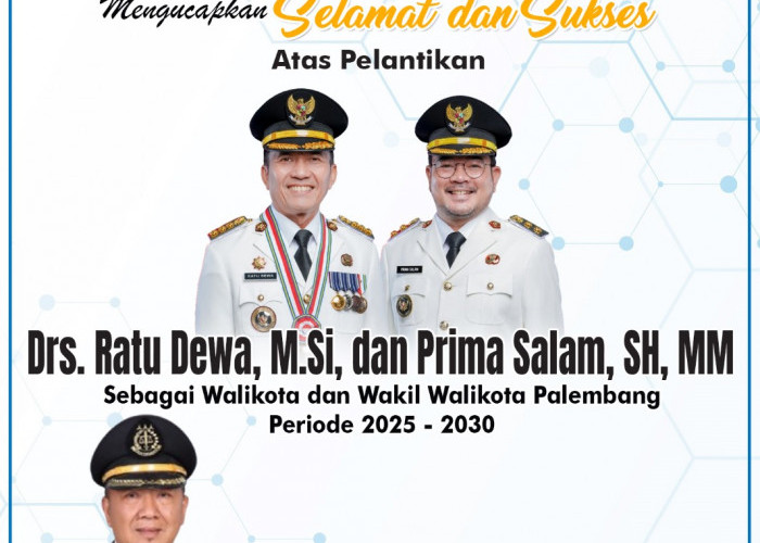 Kejaksaan Negeri Palembang Mengucapkan Selamat atas Pelantikan Ratu Dewa dan Prima Salam