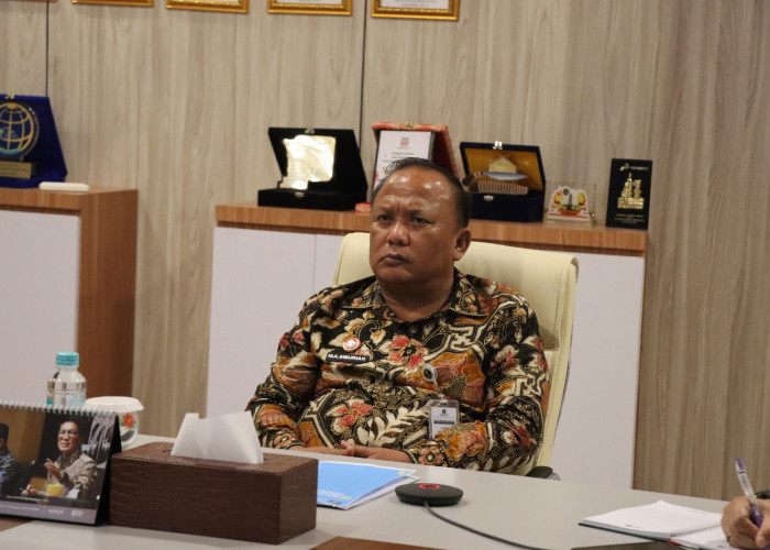 Kanwil Kemenkum Sumsel Ikuti Anev Nasional, Sekjen Tekankan Profesionalisme ASN