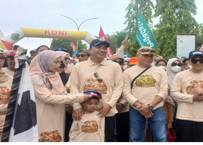 Luar Biasa, Jalan Sehat HUT Luwu Utara Berhadiah Rumah