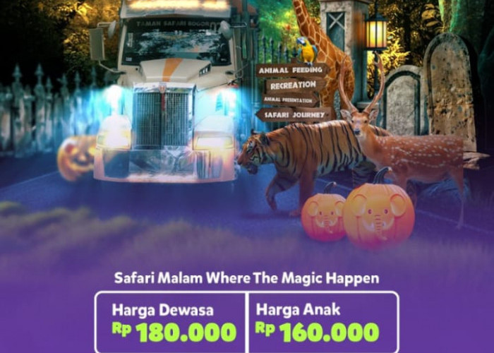 Safari Malam di Taman Safari Bogor Edisi Spesial Penutupan Halloween 2024: Yuk, Cek Harga Tiket Masuknya!