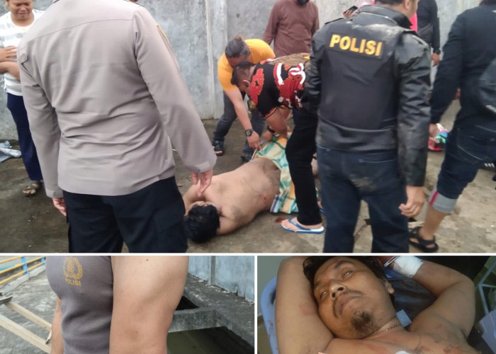 Seorang Pria di Palembang Bacok Warga dan Kanit Reskrim, Polisi Terpaksa Lakukan Tindakan Ini