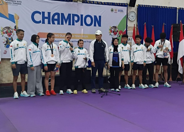 Tenis Meja Porprov XVII Jateng 2026 Berakhir, Kabupaten Kudus Juara Umum