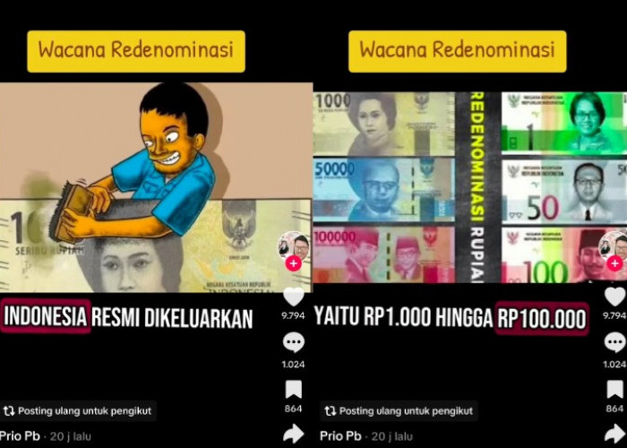 Viral Akun Media Sosial Ini Edarkan Informasi Uang Kertas Baru Resmi Dikeluarkan BI, Nominalnya Segini