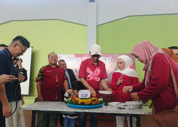 Eksistensi Kepengurusan Ikadin Sumsel Momen Perayaan HUT ke 40, Lomba Tenis Jadi Semangat Persatuan 
