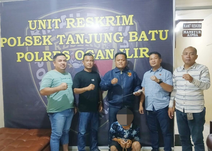Ancam Korbannya dengan Sajam dan akan Dicabuli, Pria di Ogan Ilir Tak Berkutik Diamankan Polsek Tanjung Batu