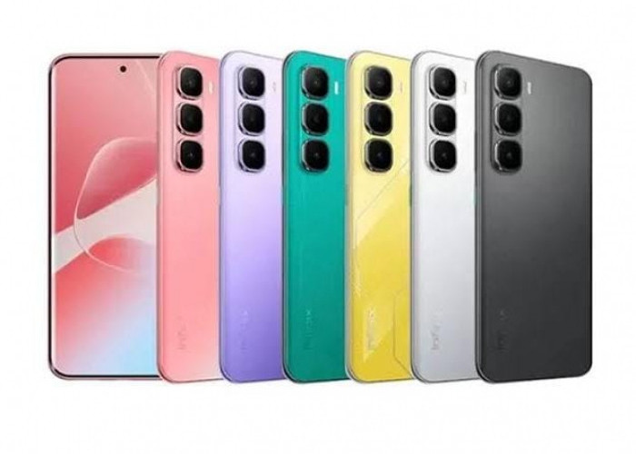 Infinix Hot 60 Pro Mengusung Desain Ramping dengan Pilihan Warna Stylish
