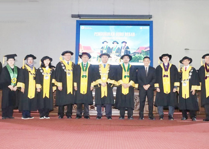 Unsri Kukuhkan 3 Guru Besar Baru dari Bidang Kedokteran, Pertanian, dan Teknik