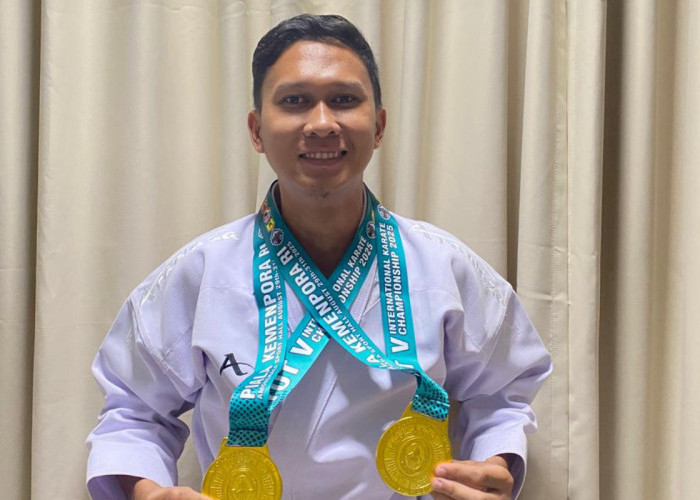 Rian Fauzi, Petugas Lapas Narkotika Muara Beliti Sabet Dua Medali Emas di Piala Menpora 2025