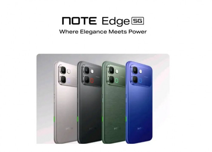 Infinix Note Edge Tampil Ramping dengan Desain Premium dan Warna Futuristik: Ini Keunggulanya