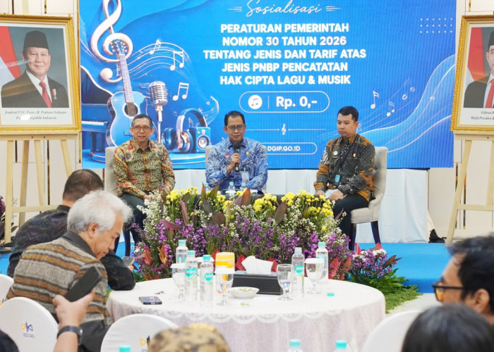 Kemenkum Sumsel Dorong Sosialisasi Penetapan Tarif Rp0 Pencatatan Lagu kepada Kementerian dan Perguruan Tinggi