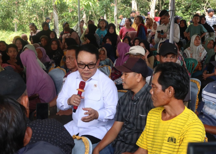 Tanjung Lubuk OKI Jadi Lokasi Cetak Sawah Rakyat, Staf Kepresidenan Tinjau Lokasi
