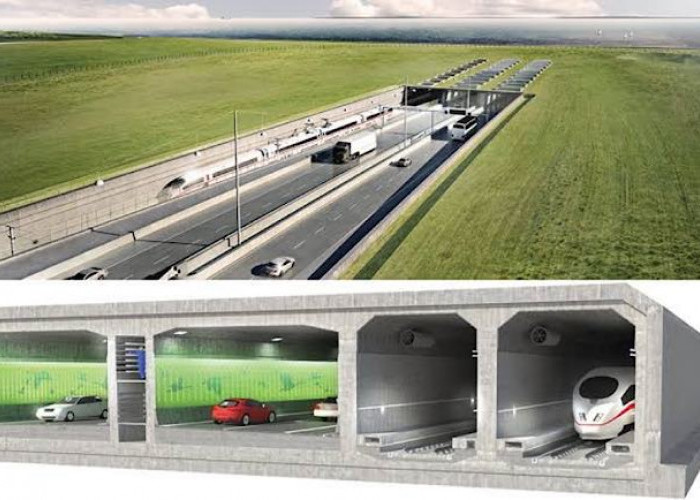 Jembatan Dalam Air Sungai Musi Masih Mimpi, Jembatan Fehmarnbelt Tunnel Bahkan Membelah Laut, Rampung 2029  
