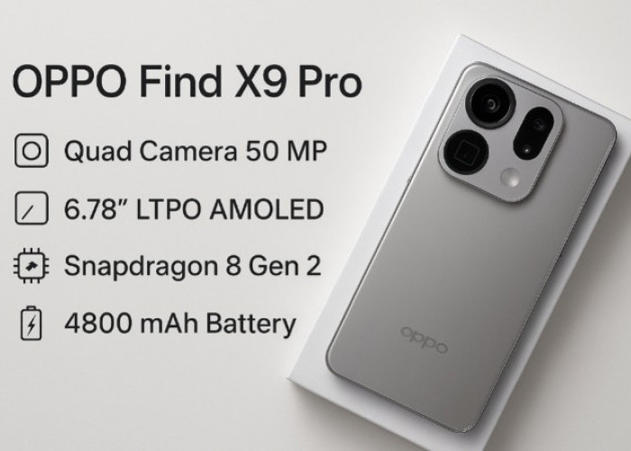 Oppo Find X9 Pro Dinobatkan Sebagai Smartphone Terbaik 2025: Kombinasi Daya, Kamera, dan Inovasi Kelas Dunia
