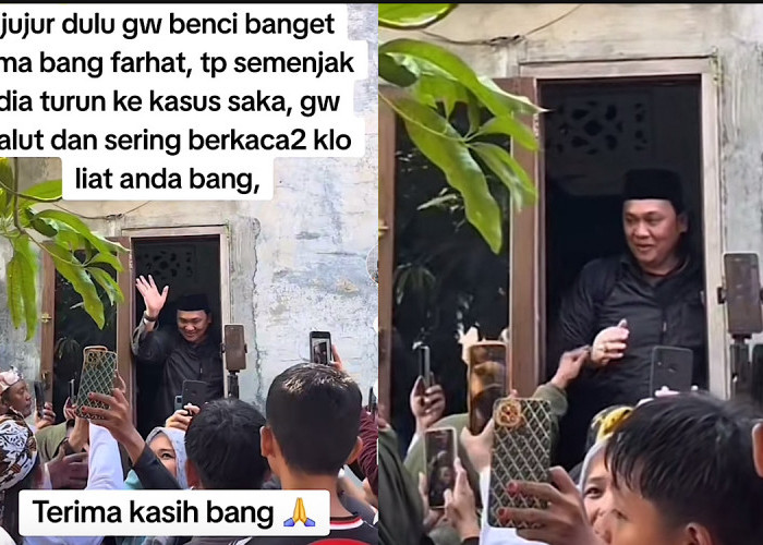 Netizen Ungkap Dulu Tak Suka Farhat Abbas, Tapi Pas Pengacara Gondrong Ini Bela Saka Tatal Berubah Jadi Suka 