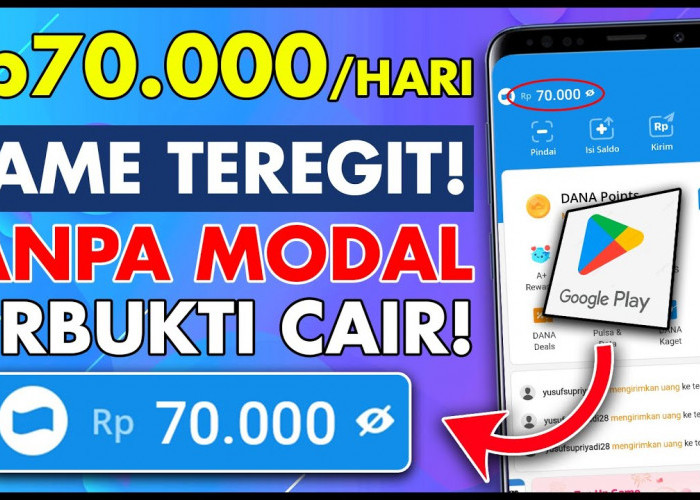 TERBARU! Upgrade Aplikasi DANA Sekarang dan Main Game 1 Menit, Auto Cair Rp75.000 ke Dompet Digital