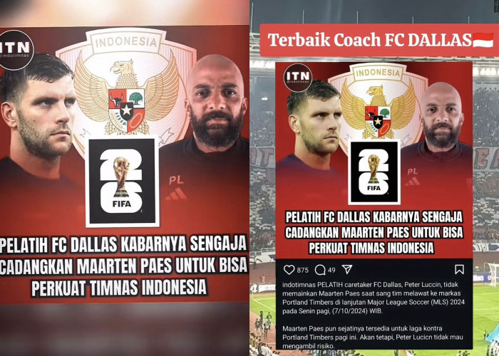 Respect! Pelatih FC Dallas Sengaja Cadangkan Maarten Paes Untuk Bisa Perkuat Timnas Indonesia 