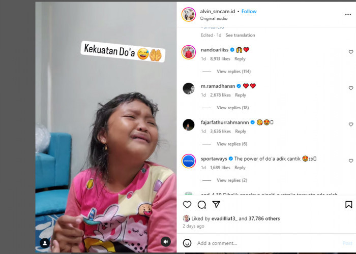 Bocah Wanita Nangis Tersedu Sambil Berdoa saat Indonesia Diganjar Penalti 