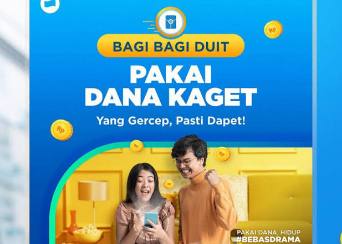 DANA Kaget Hari Ini Berhadiah Saldo Gratis Rp500 Ribu, Klaim Linknya Sekarang