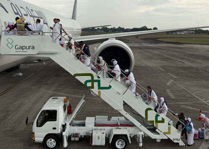 Bandara Internasional Sultan Mahmud Badaruddin II Sukses Fasilitasi Embarkasi Haji 2026