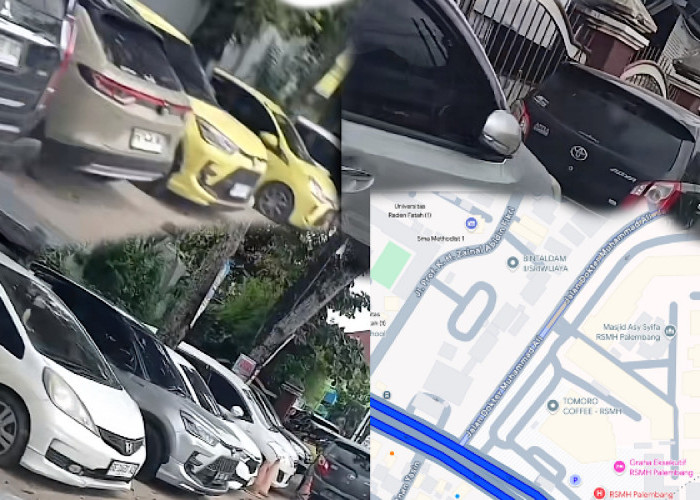 NEWS INFO Deretan Mobil Parkir di Belakang RSMH Palembang Bannya Kena Gembos OTK, Tukang Parkir ‘Lepas Tangan’