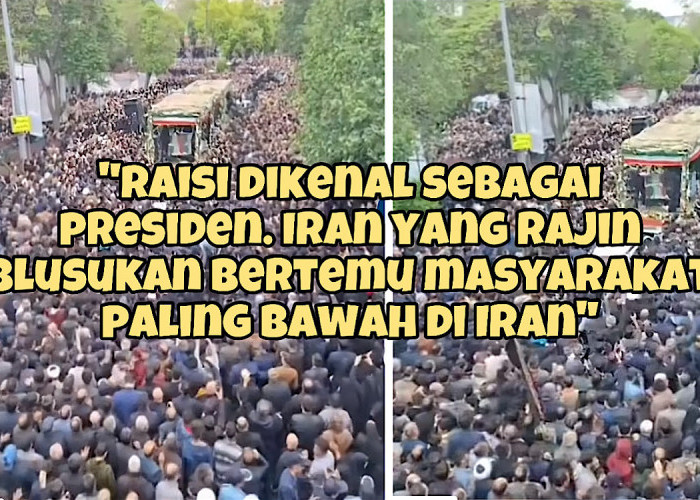 Membeludak, Rakyat Iran Padati Jalanan Mengantar Jenazah Presiden Ibrahim Raisi Menuju ke Pemakaman