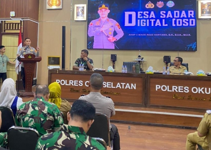 Desa Sadar Digital Diresmikan, Polres OKU Selatan Perkuat Literasi Masyarakat