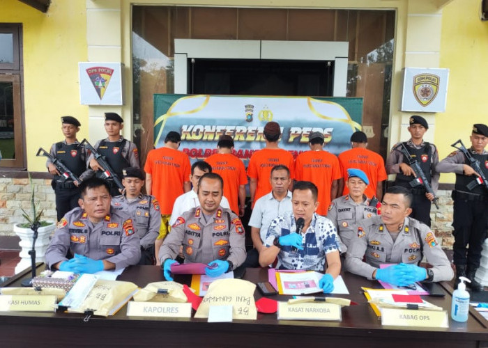 Sat Resnarkoba Polres Bangka Tengah Berhasil Ungkap 5 Kasus Narkotika di Operasi Antik Menumbing 2025