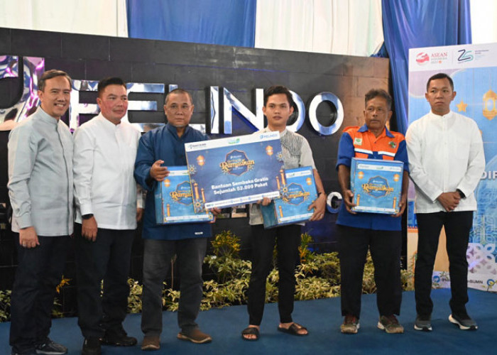 Pelindo Regional 2 Palembang Berbagi, 1.000 Paket Sembako Dibagikan 