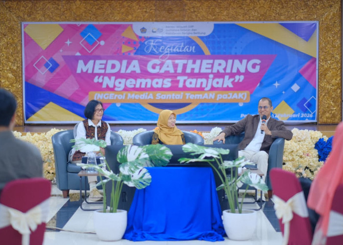 Rp16,63 Triliun Pajak Sumsel-Babel, Ngemas Tanjak Jadi Momentum Sinergi bersama Media