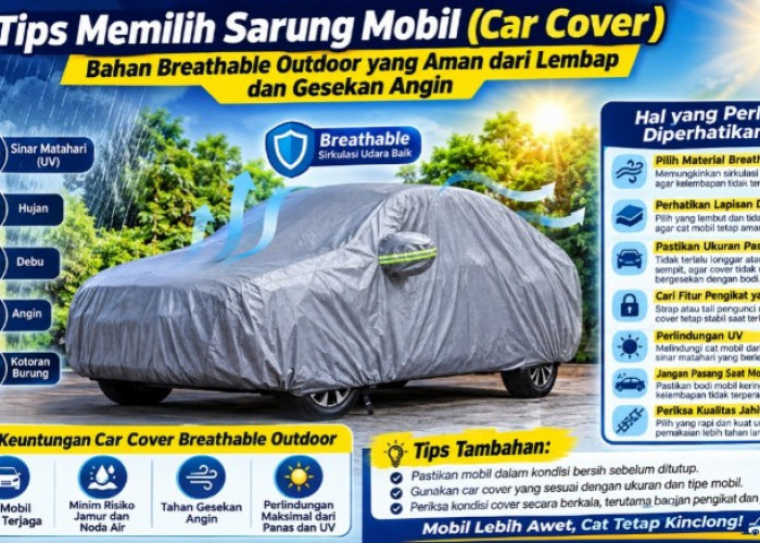 Jangan Asal Pilih! Ini Tips Memilih Sarung Mobil Outdoor agar Cat Aman dari Lembap dan Baret