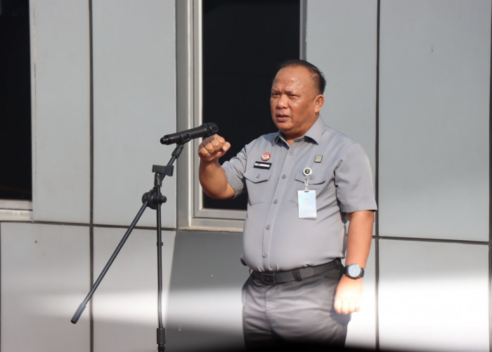 Pertahankan Predikat WBBM, Kakanwil Kemenkum Sumsel Tekankan Disiplin pada Apel Pagi