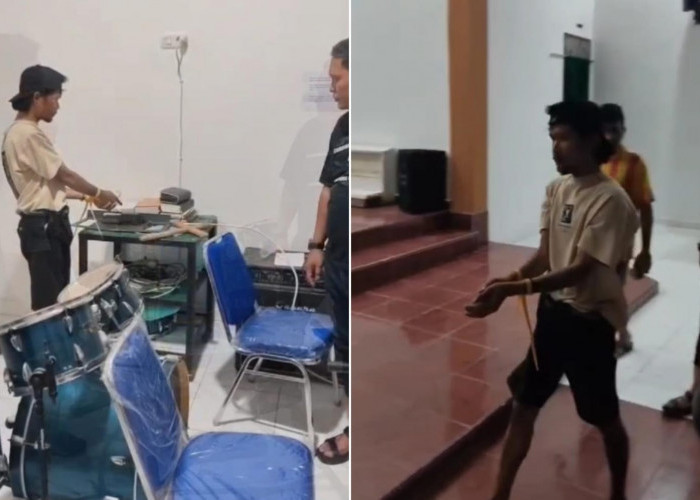 Jatanras Polda Sumsel Tangkap Pencuri Sound System di Rumah Ibadah  ‎
