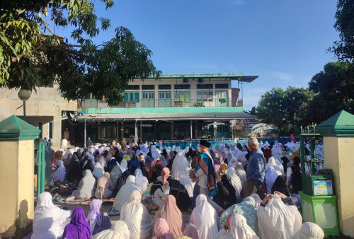 Warga Muhammadiyah Sako Salat Iduladha di Masjid Aljannah Hari ini