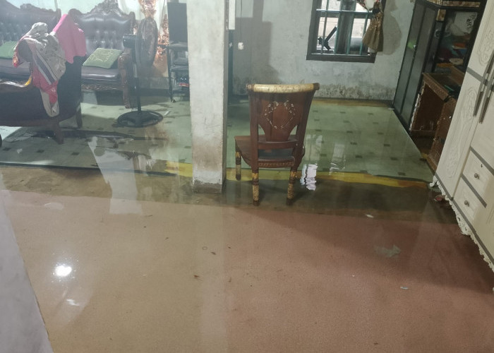 Sejumlah Rumah di Pinggiran Sungai Desa Sergeni Kayuagung Alami Banjir