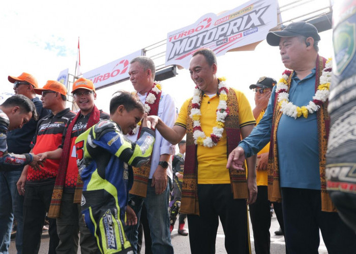 Kapolda Sumsel Resmi Lepas Final Race Kejurnas Motoprix 2026 di Lahat, Ribuan Penonton Padati Sirkuit Manggul